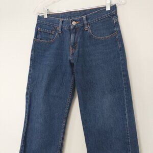 Levi's Capri Wide Leg Dark Wash Jeans Size 3